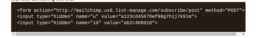 Form Action Code